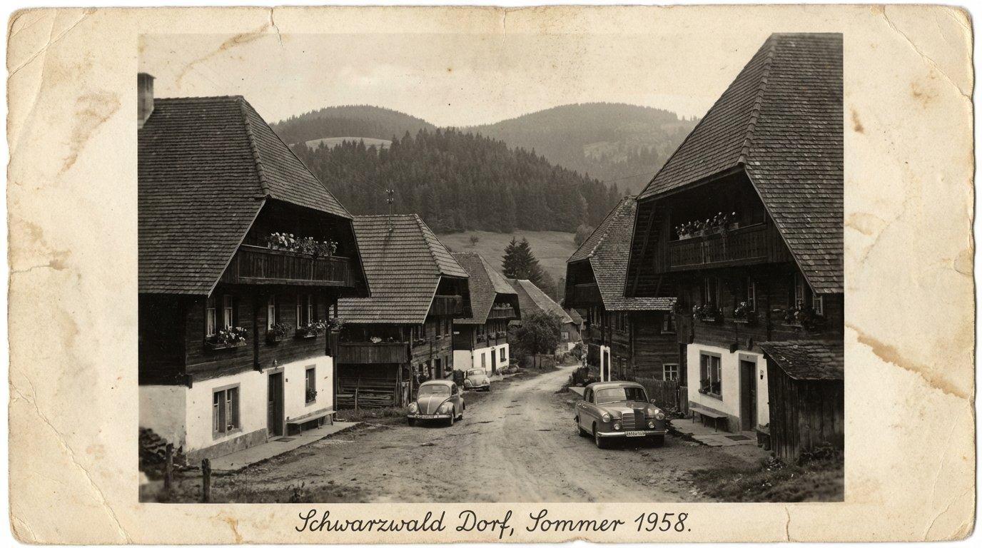 Schwarzwalddorf in der Zeit des Wirtschaftswunders, 1950–60er Jahre